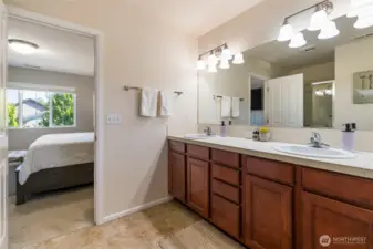 Huge primary bathroom