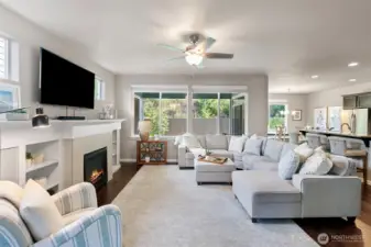 Open living room