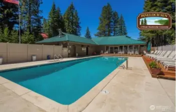 Pine Loch pool at club house.