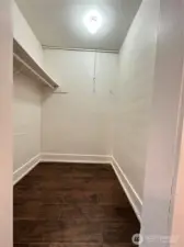 Walk in closet