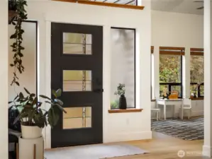 Step in to the spacious entry and take in the open floor plan.