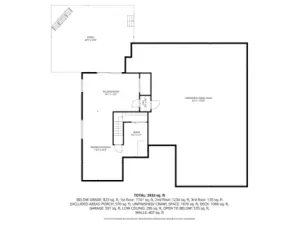 Basement floor plan.