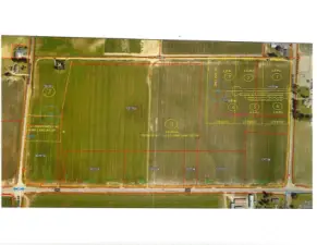 Property #1 is 75.1 Acres and consists of 10 parcels.  The potential exists, with lot line adjustments to create 6 residential lots that can be sold individually.  Lot #7 on this map is a 4.72 acre lot with a cell tower that has a 40 year lease.  Currently the owners receive over $24,000 a year in income.  Potential also exists for lot #8 to create an AG shot plot building site to be added later.  This map is a concept sketch of the potential with lot line adjustments.