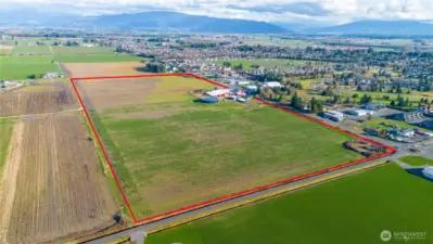 Property #2 is 78.52 Acres located adjacent to the City limits of Lynden! This rich farmland comes with a strong water right claim and has very adequate water for growing berries or crops.