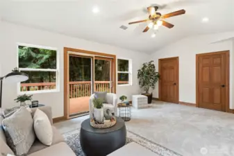 Second living/game room.