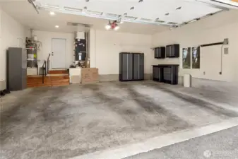 2 car attached garage.