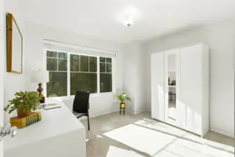 Second bedroom upstairs.