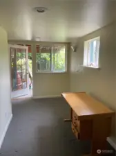 Basement office with separate entry