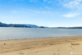 Looking across Bellingham Channel towards Cypress, Orcas Island, the Cone Islands and Sinclair Island.