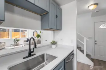 Remodeled kitchen