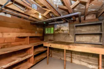 Workshop and Storage Room
