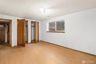 Second large bedroom on the lower level