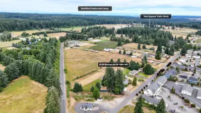 Miss the main road traffic: a direct commute to Olympia and JBLM.