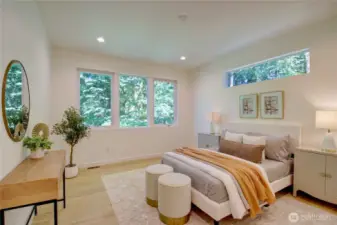 Roomy and light Primary Bedroom located on the main level.
