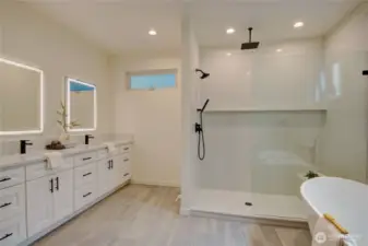 Spa-like Primary Bath.