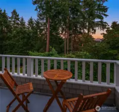 Primary mountain view balcony