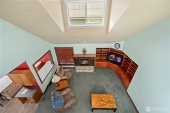 View from loft space