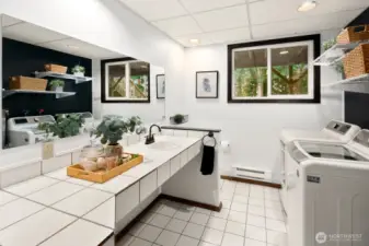 Basement bathroom
