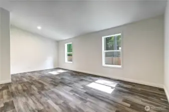 Large den easily converted into 2 bedrooms.