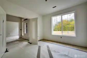 Office/Den with French doors