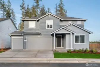 Actual Exterior of Homesite 365.