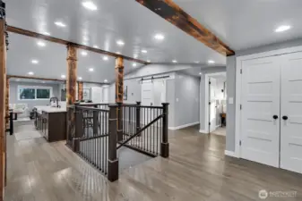 A well-appointed open floor plan while maintaining an inviting, cozy feel.