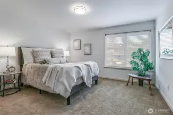 Spacious Primary Bedroom with walk-in closet.