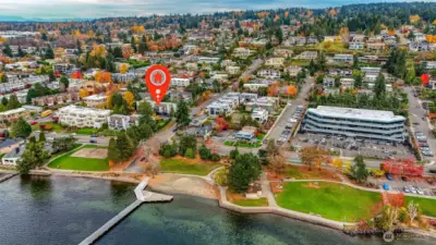Houghton Beach Park Across the Street.