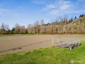 Athletic fields for  soccer, Rugby, Baseball and Basketball court