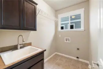 Laundry room with sink!