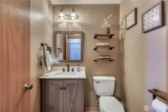 Half bath on main
