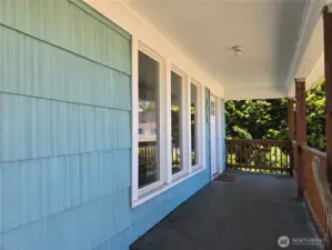Front porch entry.