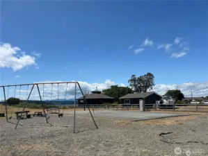 Driftwood Key community fun playground with pickleball court.