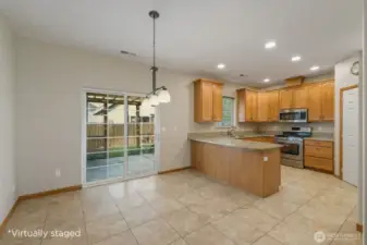 AI generated photo to show the room without furniture