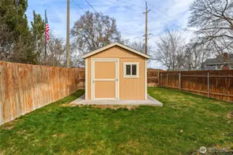 Backyard with Shed