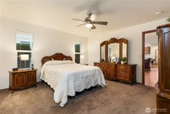 Primary bedroom on the main floor