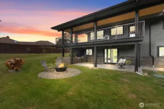 Enjoy evenings around your firepit.