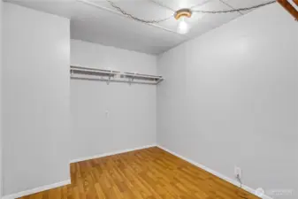 Walk in closet in Primary (could convert back to 3rd bedroom)