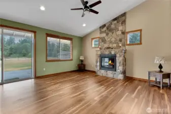 View of living room without furniture