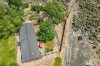 on over half an acre in the quiet town of Lind