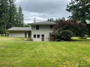 Rear of home.