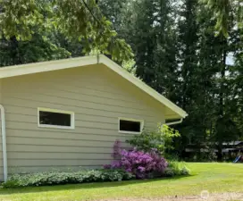North side of the home.