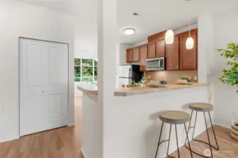 Pantry off the kitchen.