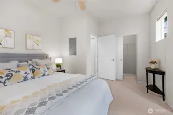 Bedroom #2…. Also w/ Step in closets.