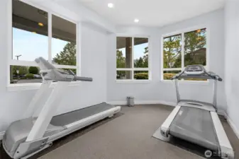 Tread mill room…