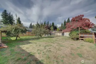 FULLY FENCED BACKYARD