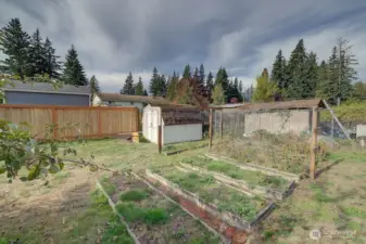 GARDEN SPACE AND SHED