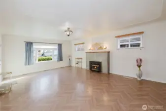 Gas fireplace allows for warm & cozy evenings