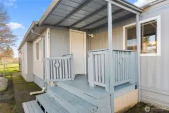 Entry w/ Covered Porch