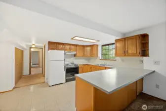 Here's the kitchen downstairs.